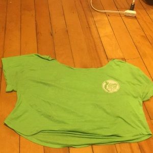 Atlantic shoals  surf shop crop top